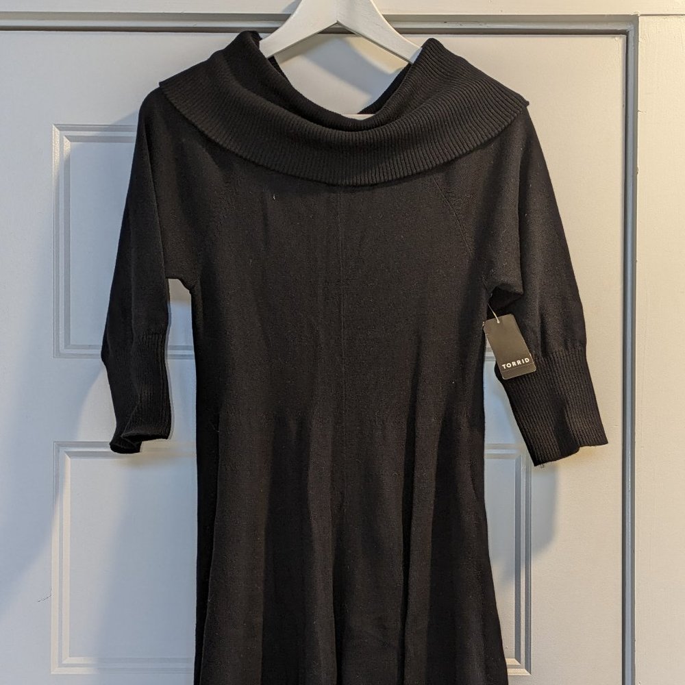 NWT Torrid Cowl Neck Sweater Dress, size L